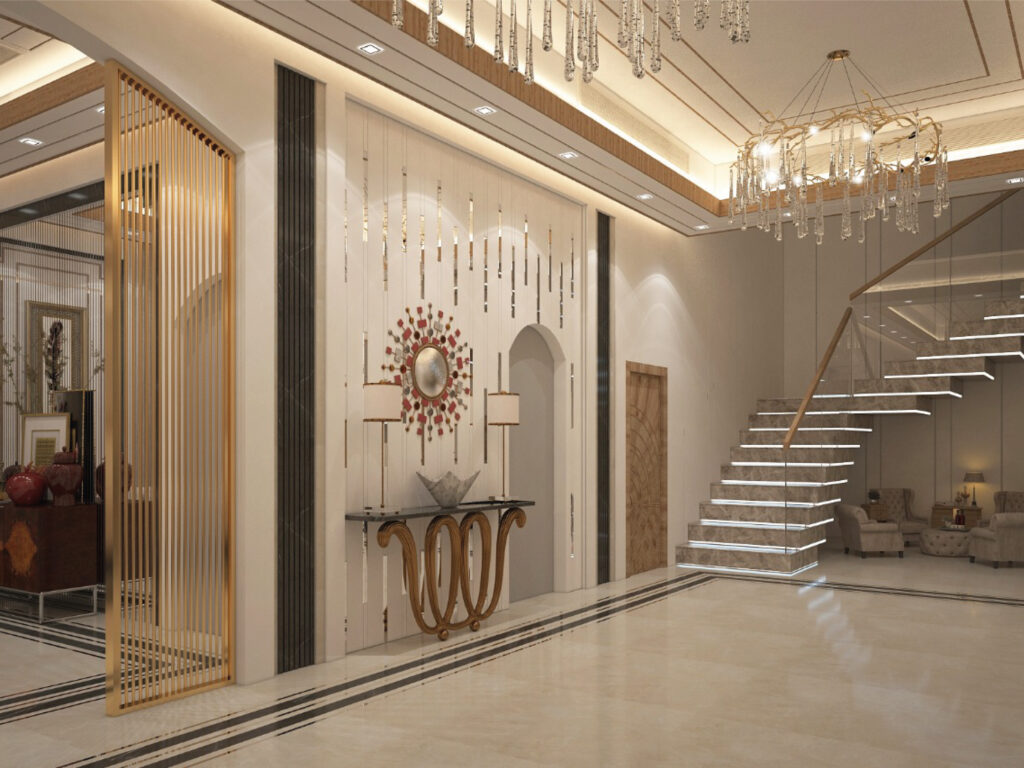 Shakbout City Villa Interior Design by Bon Marche Interior Design (شركة بون مارشيه للتصميم الداخلي والديكور) - Completed in 2022 within fifteen days - Located in Shakbout City, United Arab Emirates تصميم الديكور الداخلي لفيلا في مدينة شخبوط من شركة بون مارشيه للتصميم الداخلي والديكور - تم إنجازه في عام 2022 خلال خمسة عشر يومًا - يقع في مدينة شخبوط، الإمارات العربية المتحدة.