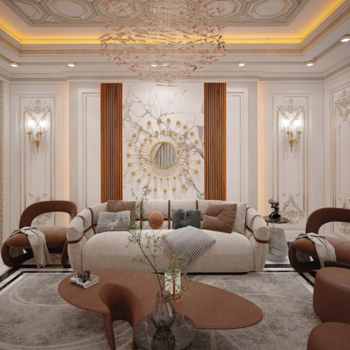 Villa Interior Design and decoration by Bon Marche Interior Design (شركة بون مارشيه للتصميم الداخلي والديكور) - Located in United Arab Emirates تصميم الديكور الداخلي والديكور للفيلا من شركة بون مارشيه للتصميم الداخلي والديكور - يقع في الإمارات العربية المتحدة.